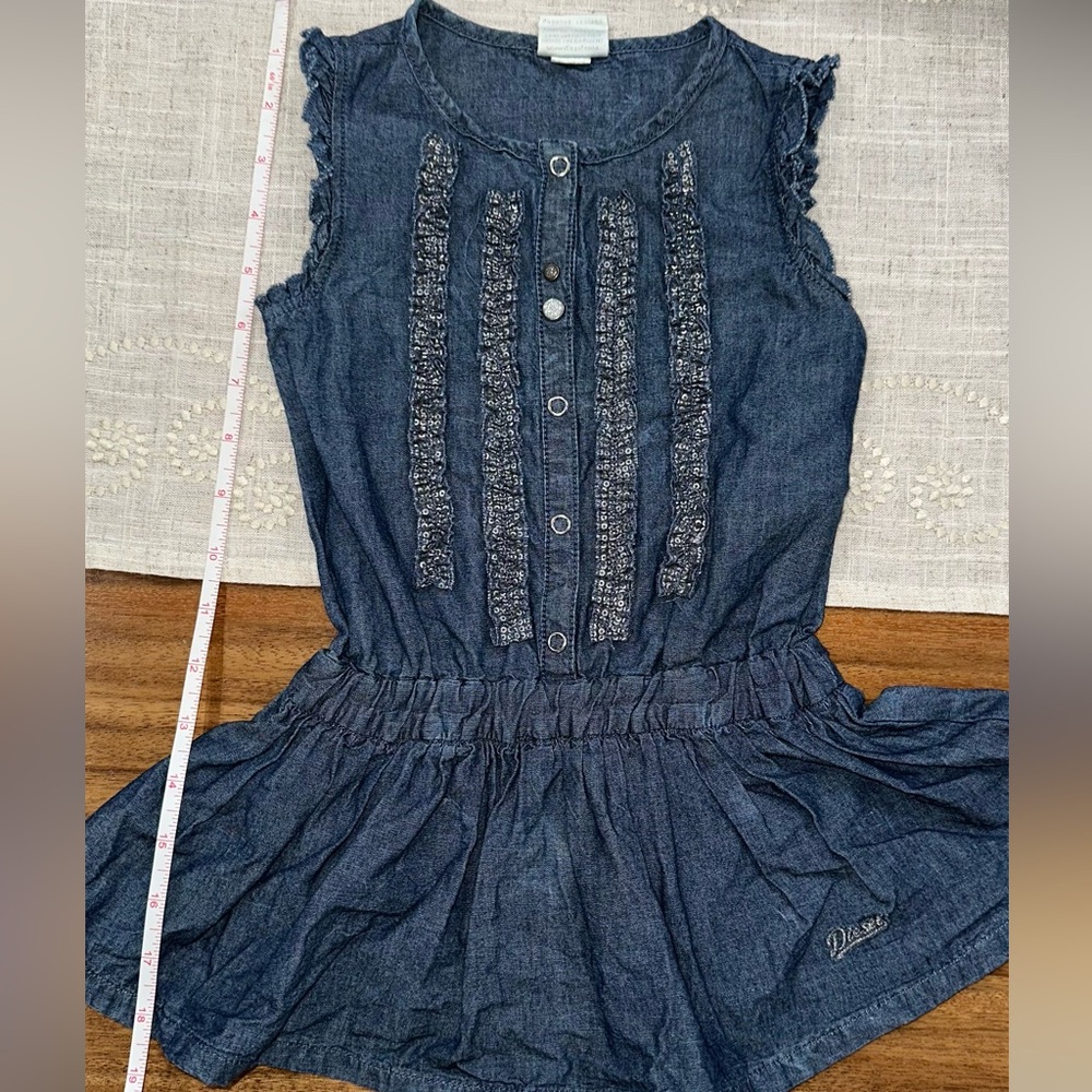 Diesel Industry Dress GIRLS SZ 24MO 100% AUTHENTIC 100% VERY GOOD CONDITION